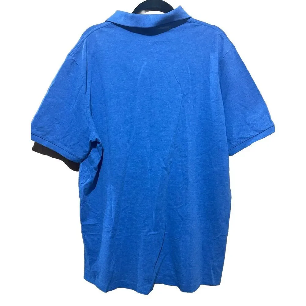POLO RALPH LAUREN MEN'S SOFT  BLUE POLO‎ SHIRT SIZE XL EXCELLENT